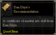 Dan Diyu's Recommendation