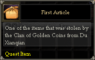 First Article